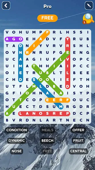 Word Search - Word Puzzle Game  [МОД Много денег] Screenshot 3