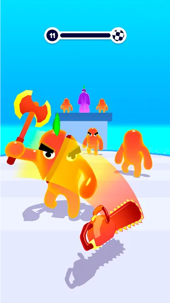 Blob Shooter 3D — Assassin Hit  [МОД Бесконечные деньги] Screenshot 3