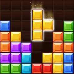 Скачать взлом Block Gems: Block Puzzle Games (Блок драгоценные камни)  [МОД Бесконечные монеты] - полная версия apk на Андроид