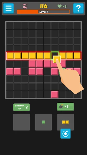 Block Buster - Hex and Square  [МОД Меню] Screenshot 2