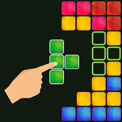 Взломанная Block Buster - Hex and Square  [МОД Меню] - полная версия apk на Андроид