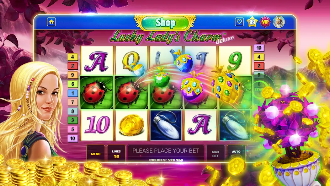 Bloom Boom Casino Slots Online (Блум Бум Казино Слоты Онлайн)  [МОД Много денег] Screenshot 3