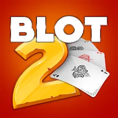 Скачать взломанную Blot 2 - Classic Belote (Блот 2)  [МОД Много денег] - стабильная версия apk на Андроид