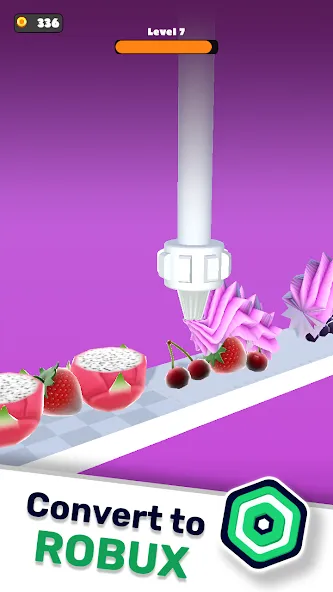 Topping Cream Robux Roblominer (Топпинг Крем Робукс Робломайнер)  [МОД Меню] Screenshot 1