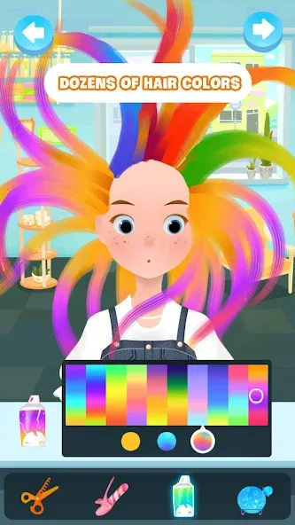 Hair salon games : Hairdresser  [МОД Меню] Screenshot 1