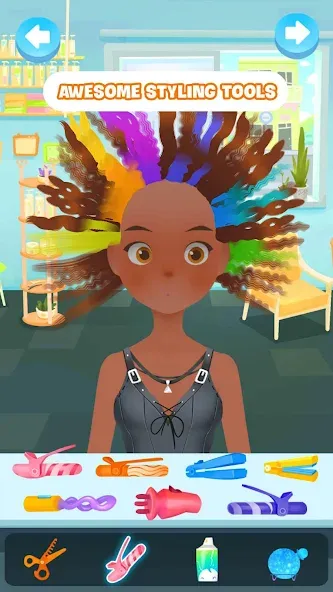 Hair salon games : Hairdresser  [МОД Меню] Screenshot 2