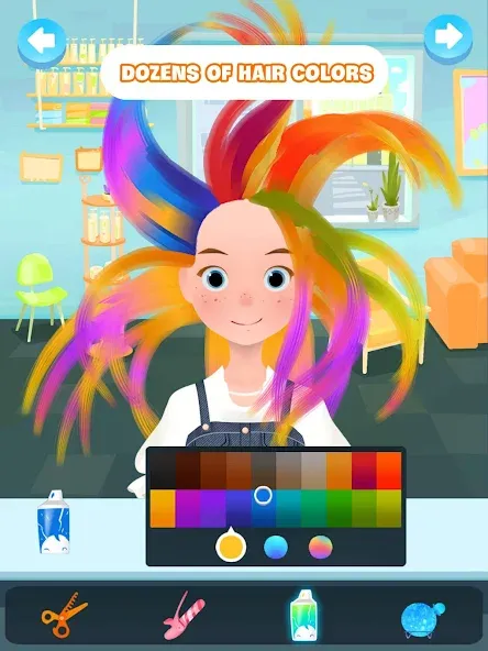 Hair salon games : Hairdresser  [МОД Меню] Screenshot 5