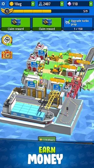 Idle Inventor - Factory Tycoon (Айдл Инвентор)  [МОД Unlocked] Screenshot 4