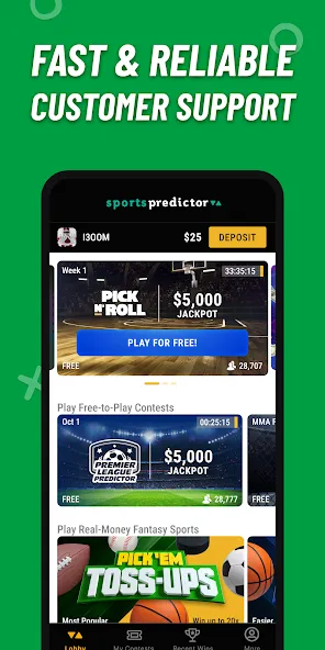 Sports Predictor: Fantasy Game (Спорт Прогнозист)  [МОД Бесконечные деньги] Screenshot 5