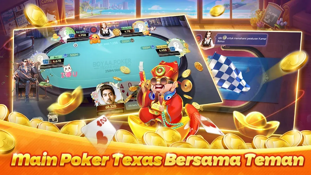 Poker Texas Boyaa (Покер Техас Бояа)  [МОД Меню] Screenshot 2