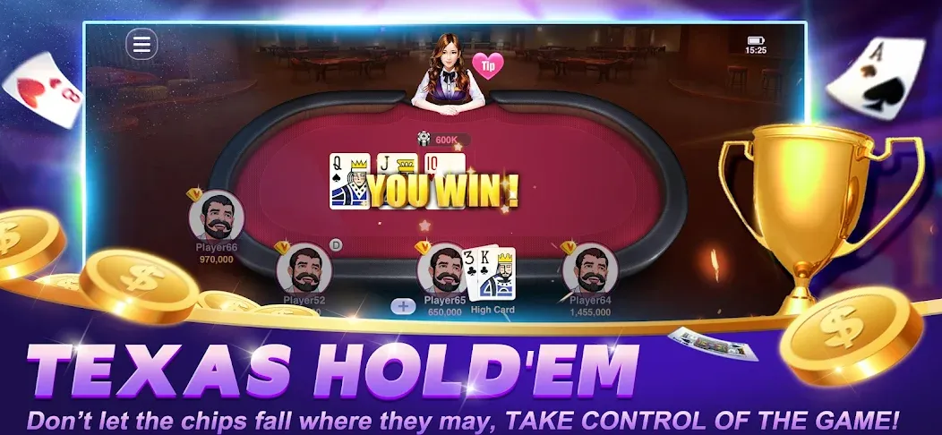 Happy Poker Slots (Хэппи Покер Слоты)  [МОД Все открыто] Screenshot 4