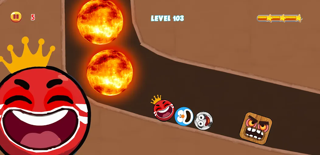 Red Hero 4 - red bounce ball 5  [МОД Unlimited Money] Screenshot 2