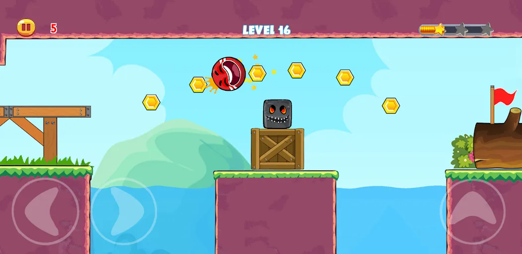 Red Hero 4 - red bounce ball 5  [МОД Unlimited Money] Screenshot 5