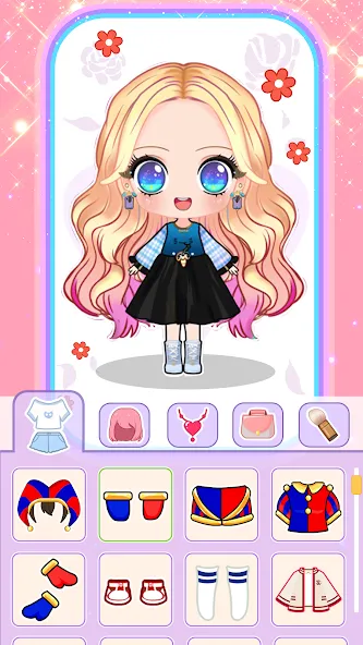 Doll Dress Up: Makeup Games (Долл Дресс Ап)  [МОД Много монет] Screenshot 1