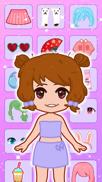 Doll Dress Up: Makeup Games (Долл Дресс Ап)  [МОД Много монет] Screenshot 2