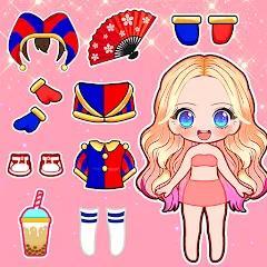 Скачать взлом Doll Dress Up: Makeup Games (Долл Дресс Ап)  [МОД Много монет] - последняя версия apk на Андроид