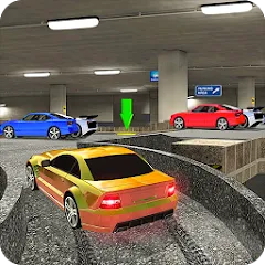 Скачать взломанную Street Car Parking: Car Games  [МОД Unlocked] - стабильная версия apk на Андроид