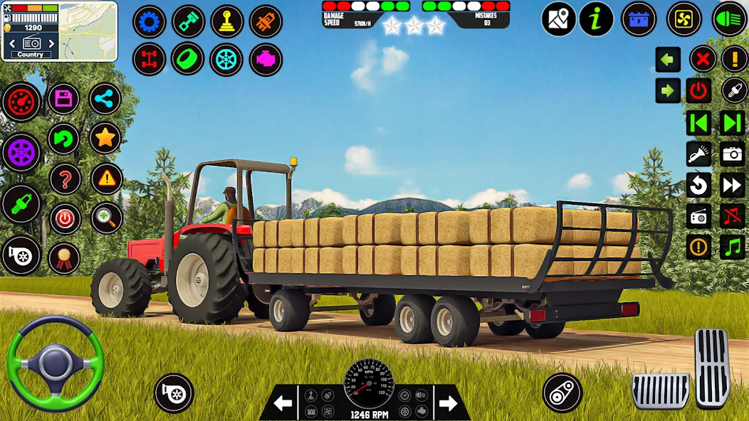 Indian Tractor Game Farming 3D  [МОД Menu] Screenshot 4