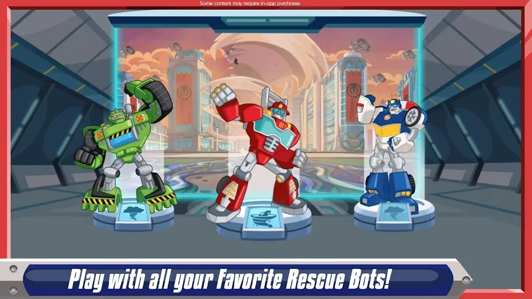 Transformers Rescue Bots: Dash (Трансформеры Боты спасатели)  [МОД Menu] Screenshot 1