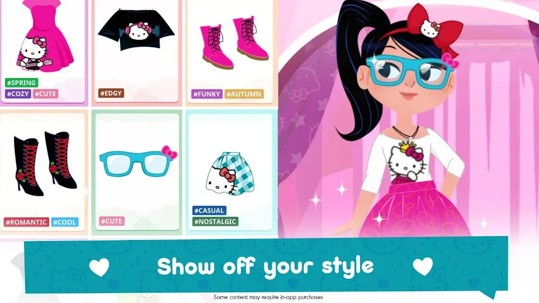 Hello Kitty Fashion Star  [МОД Mega Pack] Screenshot 5