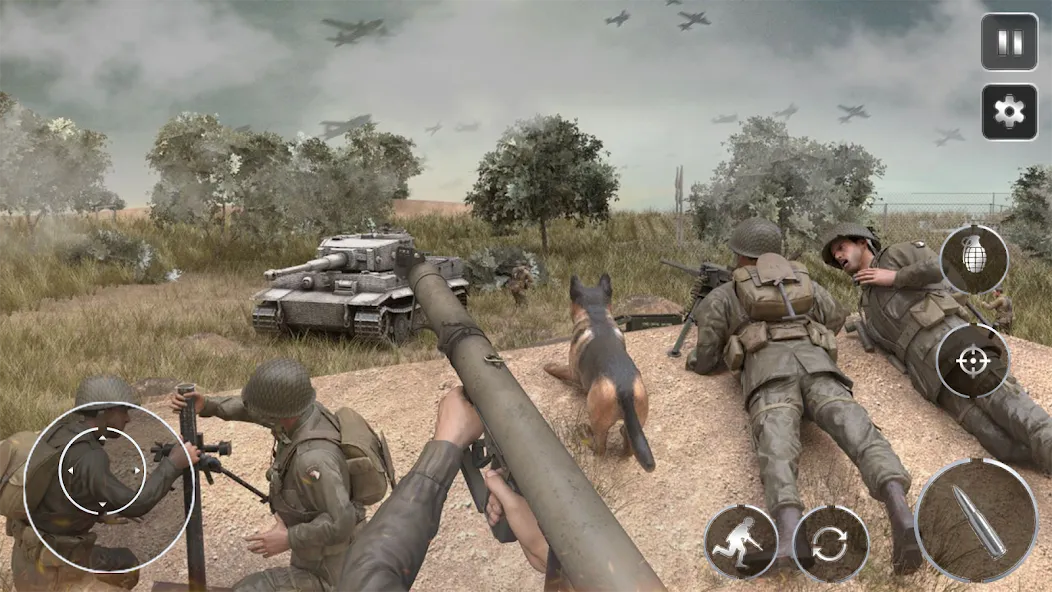 Call Of Courage : WW2 Shooting  [МОД Все открыто] Screenshot 3