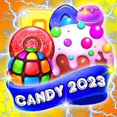 Взломанная Candy 2024-Candy Match 3 Game (Кэнди 2023)  [МОД Unlocked] - полная версия apk на Андроид