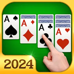 Взломанная Solitaire -Klondike Card Games  [МОД Бесконечные монеты] - полная версия apk на Андроид