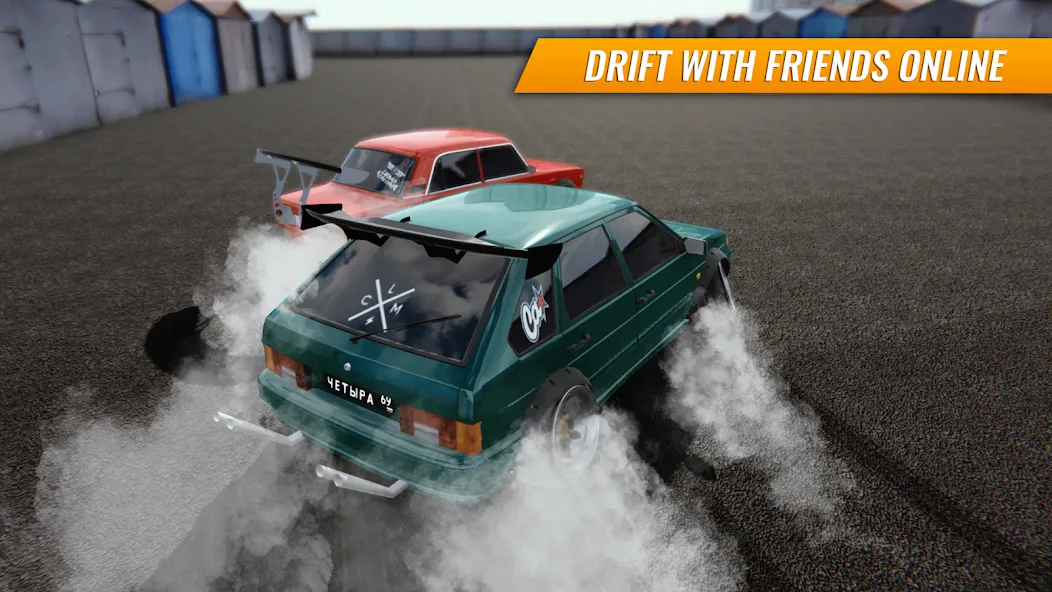 Russian Car Drift (Ар Си Ди в случае сокращения)  [МОД Бесконечные монеты] Screenshot 1