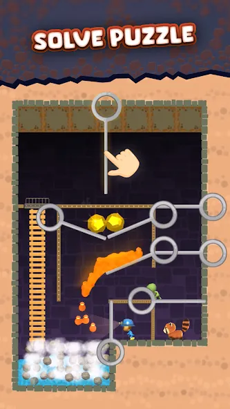 Mine Rescue: Gold Mining Games (Майн Рескью)  [МОД Menu] Screenshot 4