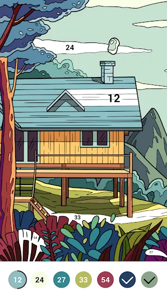 Casual Color - Color by Number  [МОД Unlocked] Screenshot 3