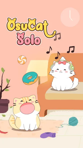 OsuCat Solo: Popcat Duet Music (ОсуКэт Соло)  [МОД Unlocked] Screenshot 1