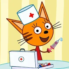 Взлом Kid-E-Cats: Animal hospital  [МОД Unlocked] - стабильная версия apk на Андроид