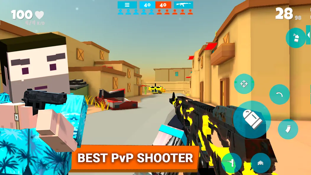 Fan of Guns: FPS Pixel Shooter (Фан оф Ганс)  [МОД Menu] Screenshot 1