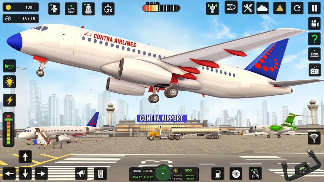 City Pilot Cargo Plane Games (Сити Пилот Карго Плейн Геймс)  [МОД Mega Pack] Screenshot 4