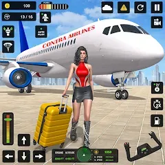 Скачать взломанную City Pilot Cargo Plane Games (Сити Пилот Карго Плейн Геймс)  [МОД Mega Pack] - последняя версия apk на Андроид