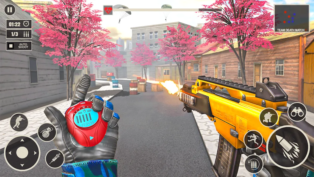 Offline War Shooting Games 3D  [МОД Unlimited Money] Screenshot 2