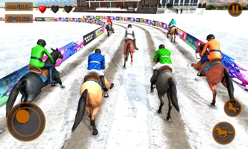 Mounted Horse Racing Games  [МОД Много денег] Screenshot 3