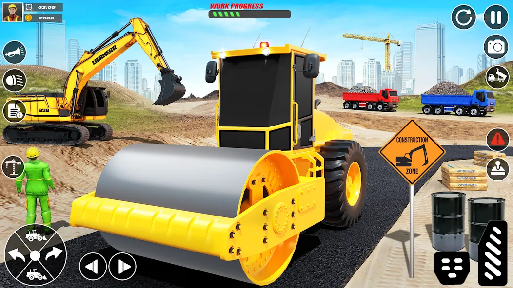 City Builder Construction Sim (Сити Билдер Констракшн Сим)  [МОД Unlocked] Screenshot 2