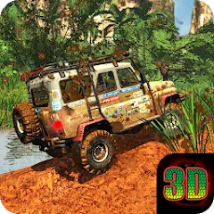 Скачать взломанную Offroad Jeep Driving Simulator  [МОД Много денег] - полная версия apk на Андроид