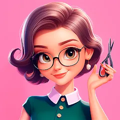 Взлом Beauty Tycoon: Hair Salon Game (Бьюти Тайкун)  [МОД Unlocked] - полная версия apk на Андроид