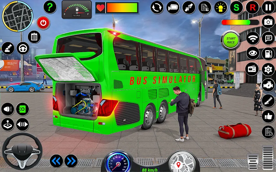 City Bus Simulator 3D Bus Game (Симулятор городского автобуса 3D  игра   )  [МОД Menu] Screenshot 2