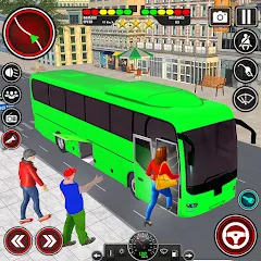 Взлом City Bus Simulator 3D Bus Game (Симулятор городского автобуса 3D  игра   )  [МОД Menu] - полная версия apk на Андроид