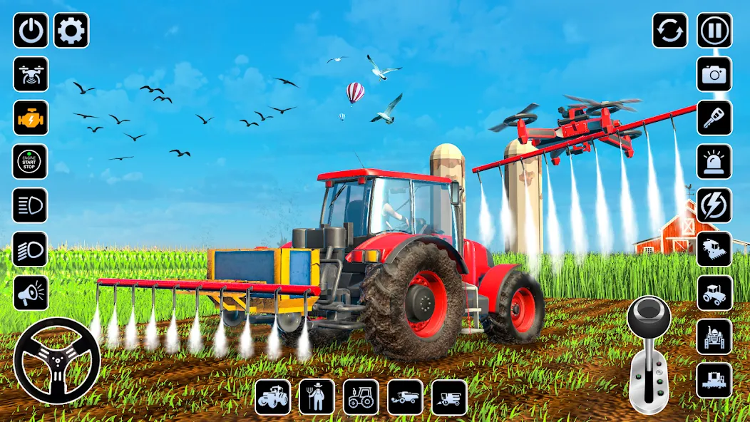 Farming Games & Tractor Games  [МОД Много монет] Screenshot 2