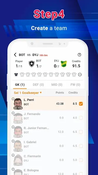 Legend Fantasy- Fantasy sports (Легенда фэнтези)  [МОД Много монет] Screenshot 5