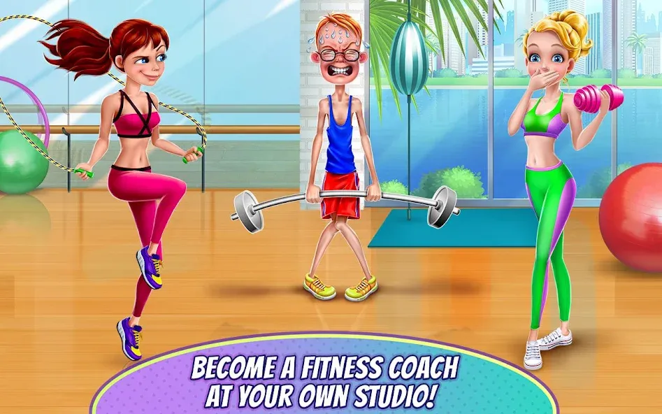 Fitness Girl - Dance & Play  [МОД Много денег] Screenshot 2