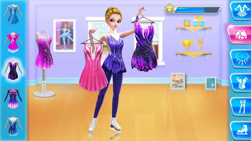 Ice Skating Ballerina Life  [МОД Бесконечные деньги] Screenshot 1