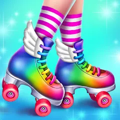 Скачать взломанную Roller Skating Girls  [МОД Unlimited Money] - полная версия apk на Андроид