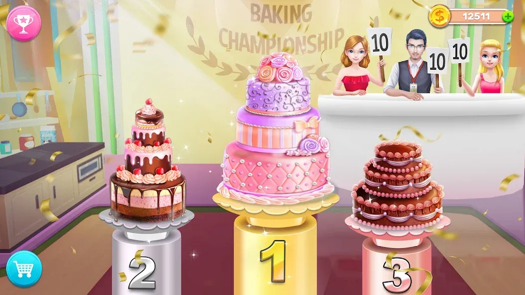 My Bakery Empire: Bake a Cake  [МОД Unlimited Money] Screenshot 3