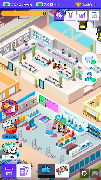 Idle Supermarket Tycoon－Shop (Айдл Супермаркет Тайкун)  [МОД Unlocked] Screenshot 5