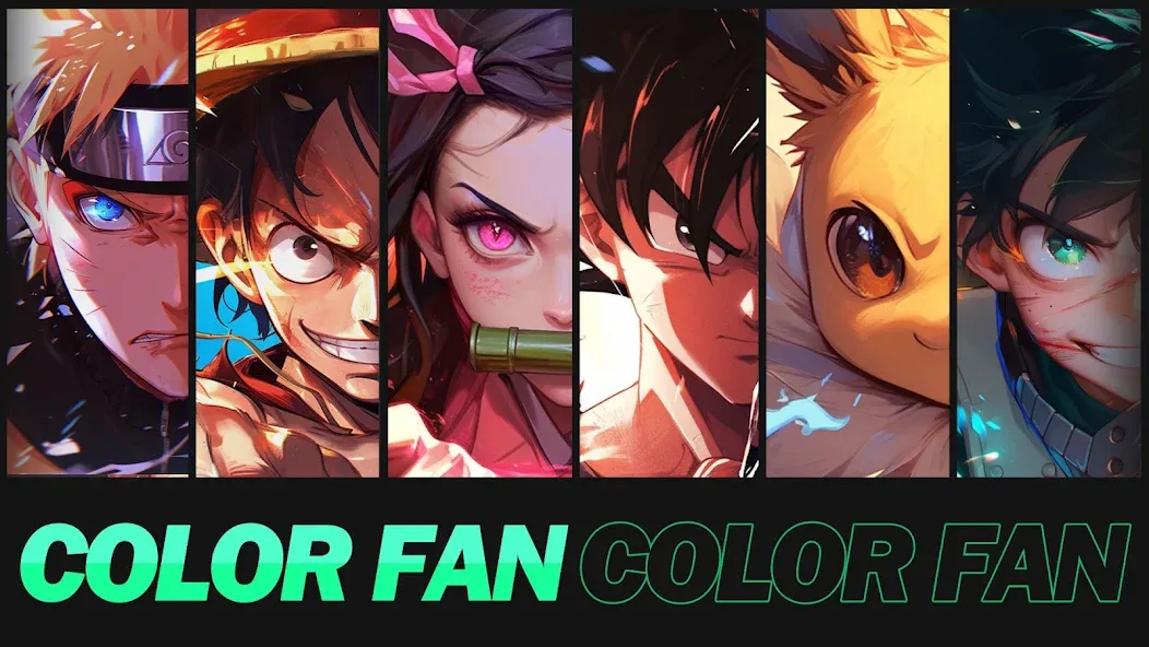 Color Fan - Color By Number (Цветной веер)  [МОД Unlimited Money] Screenshot 1